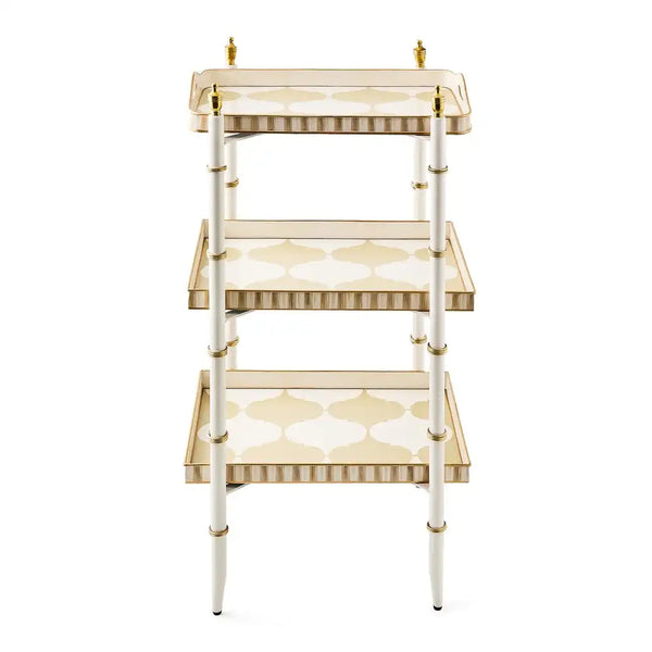Mocha 3-Tier Tray Table
