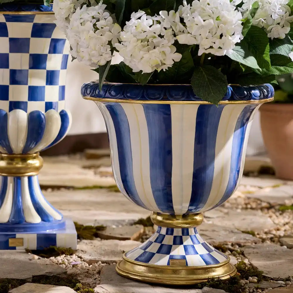 Courtly Stripe Urn
