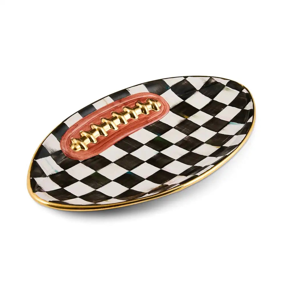 Courtly Check Football Platter