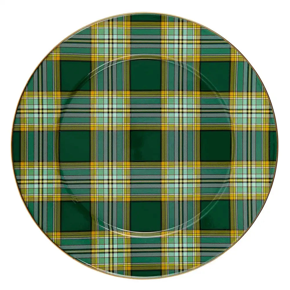Tartan Violet Serving Platter