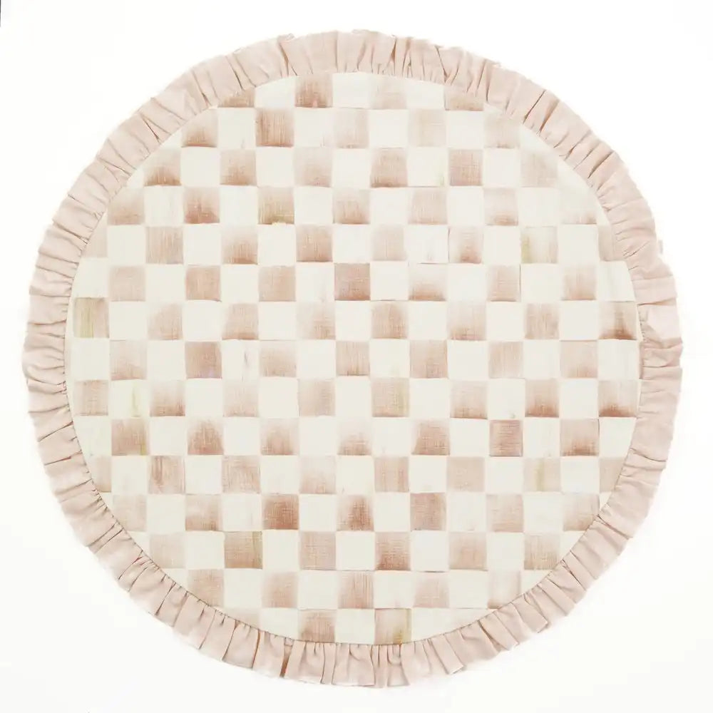 Courtly Check Round Placemat