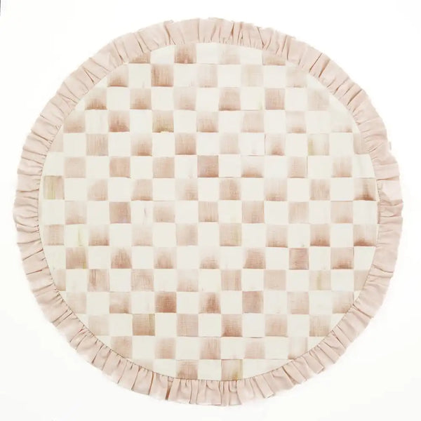 Courtly Check Round Placemat