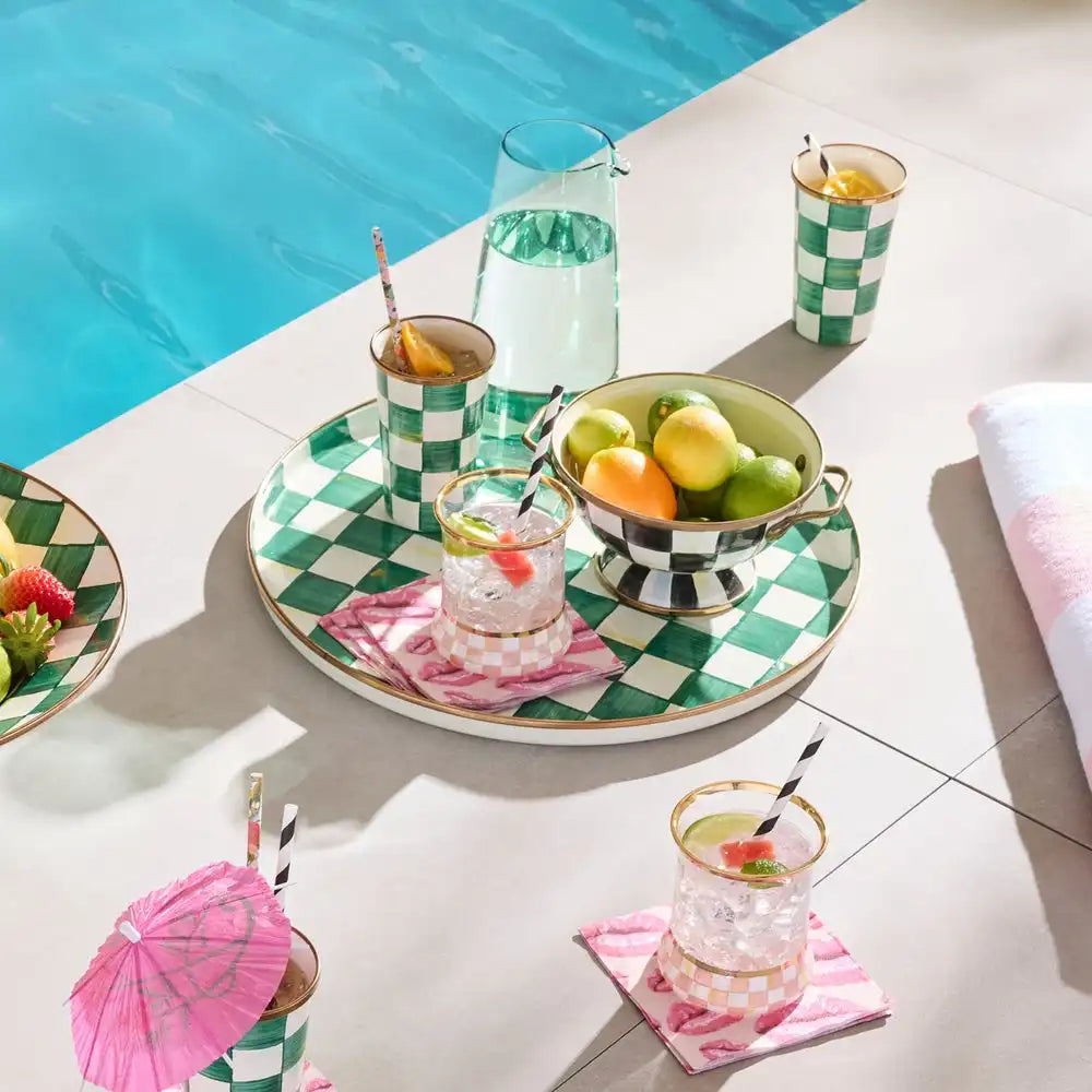 Sophisticheck Round Tray