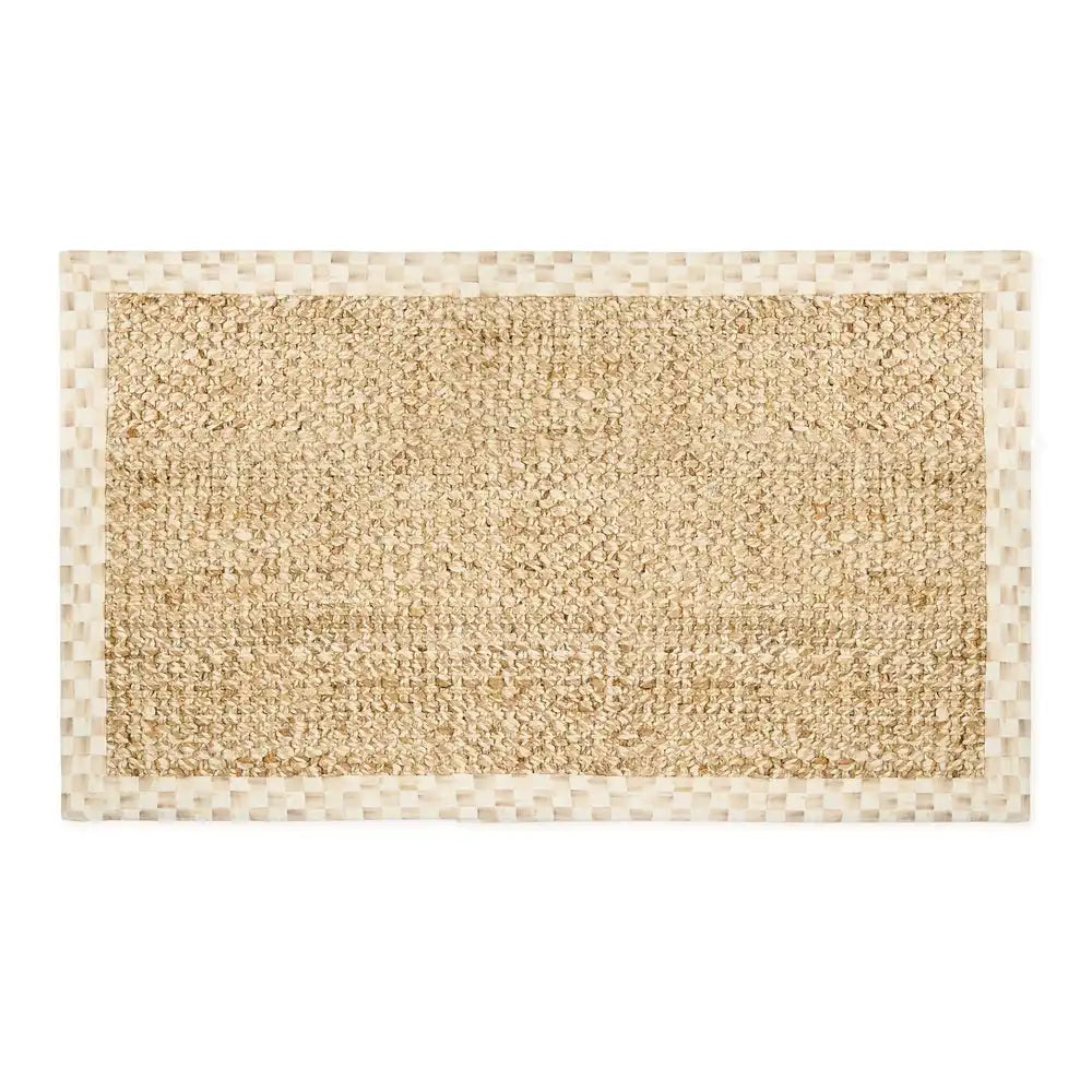 Mocha Check Chunky Jute 6' x 9' Jute Rug