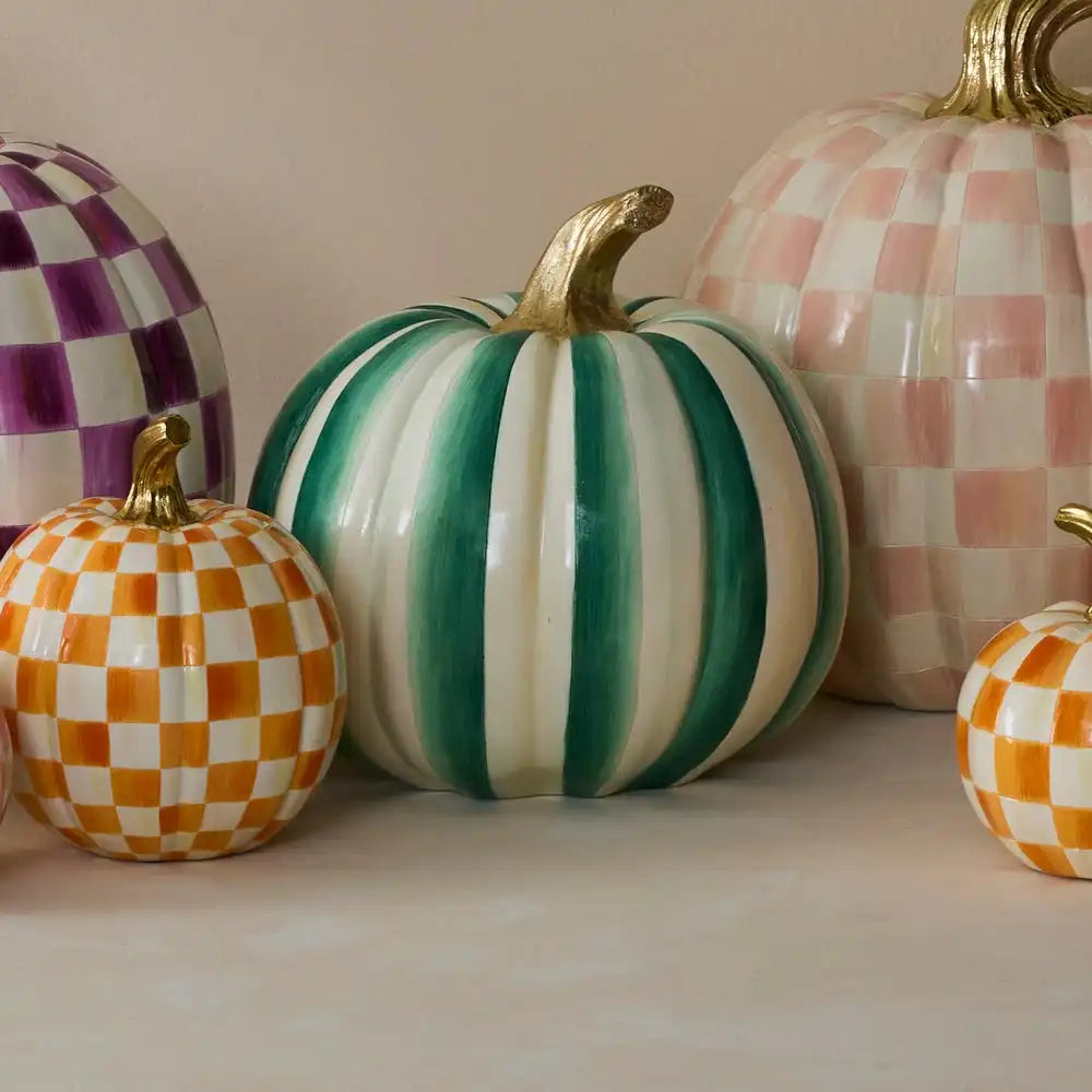 Mocha Stripe Medium Pumpkin