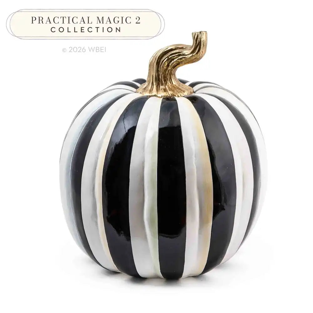 Mocha Stripe Medium Pumpkin