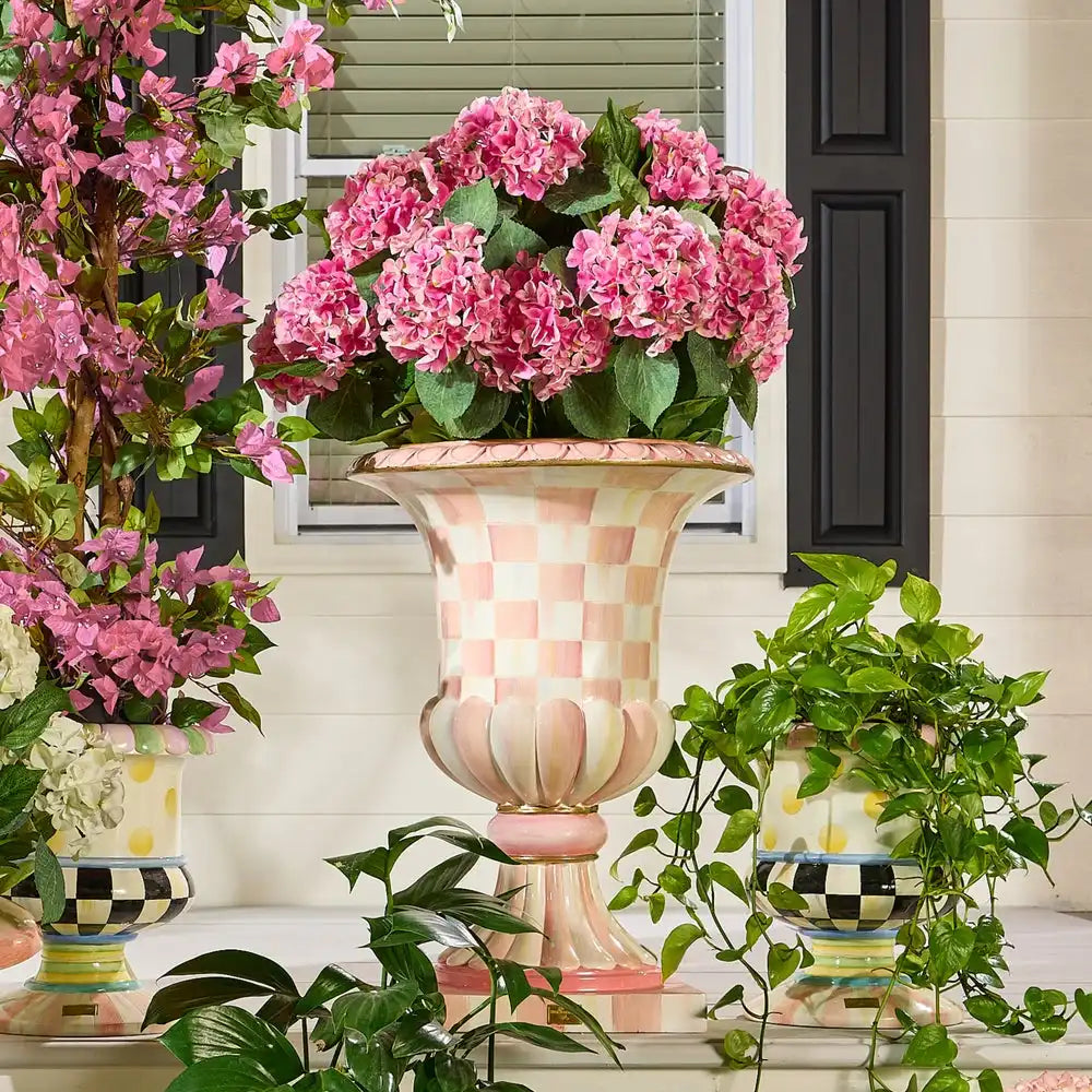 Courtly Stripe Urn