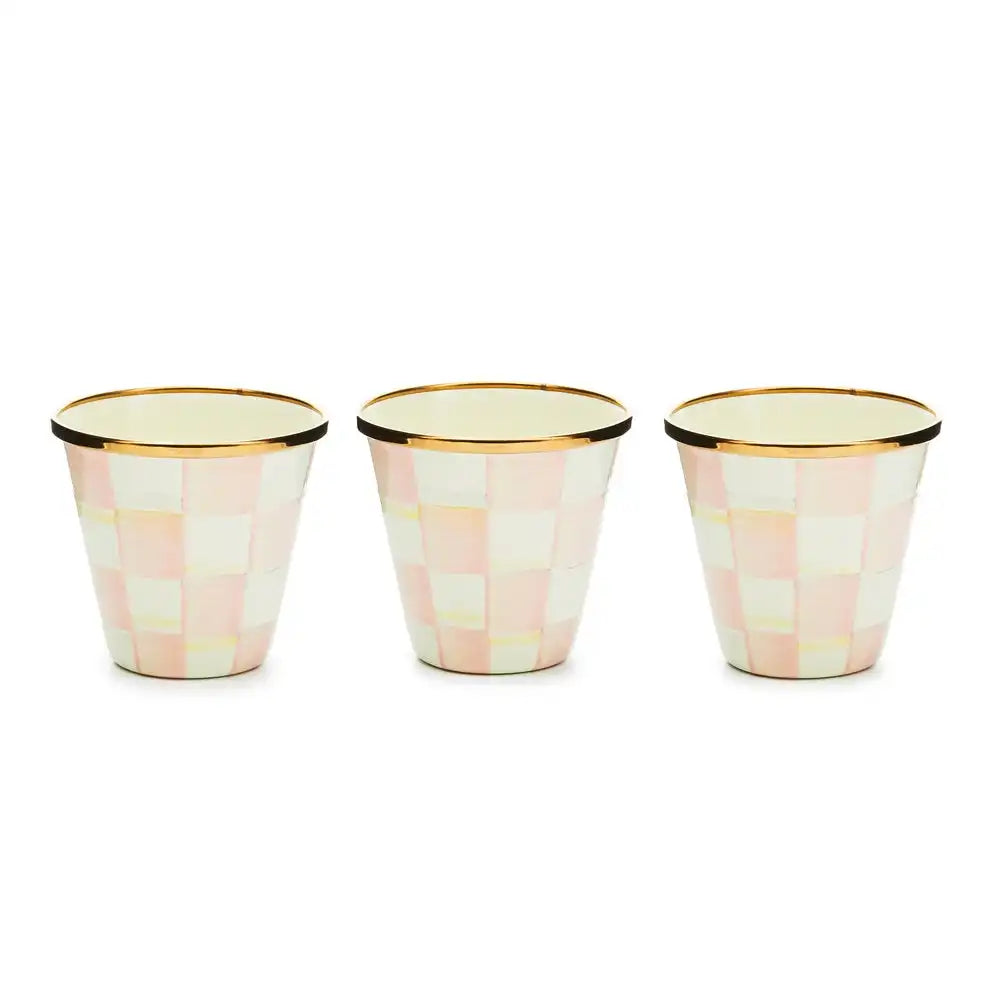 Rosy Check Herb Pots, Set of 3 Main image