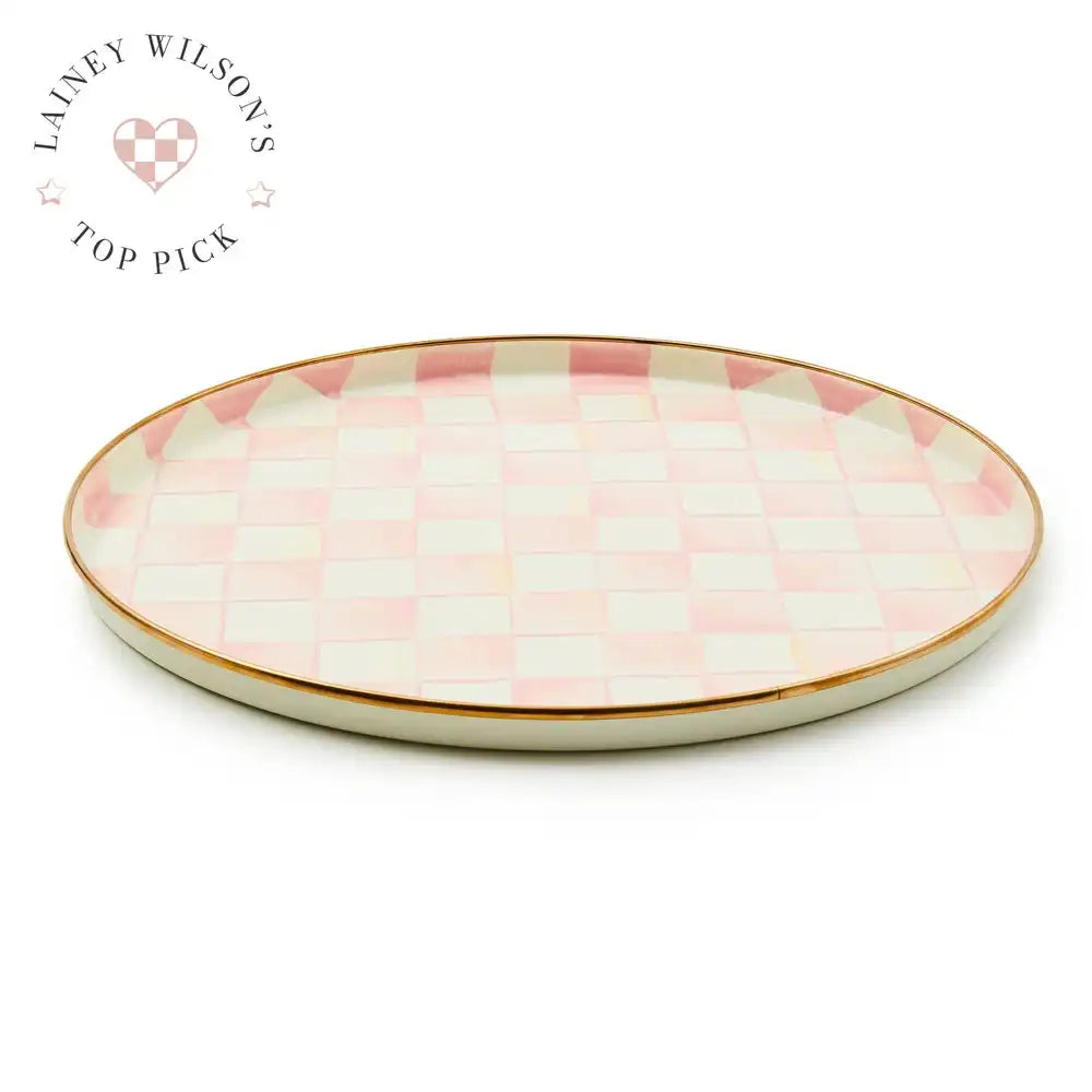 Sophisticheck Round Tray