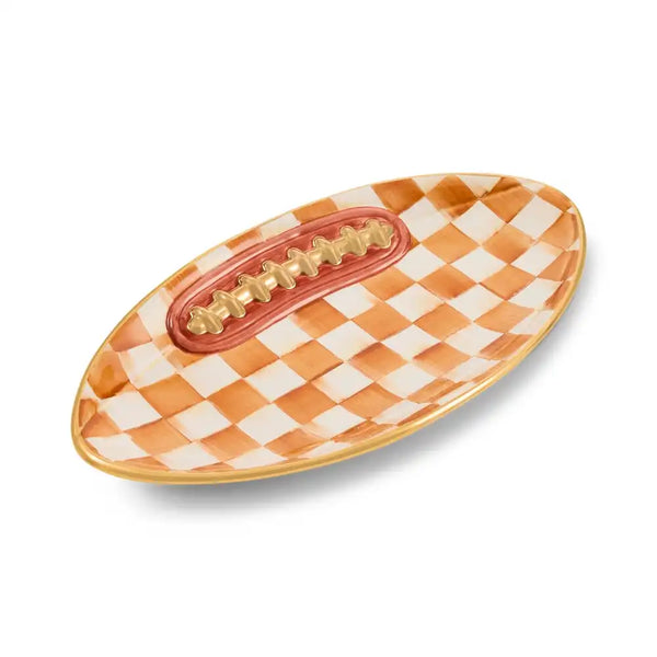 Courtly Check Football Platter