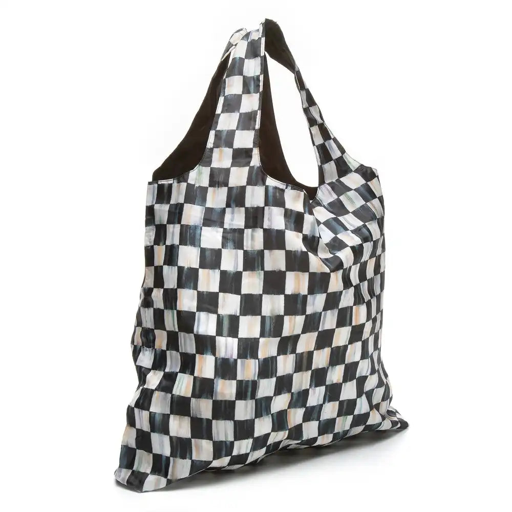 Emerald Check To Go Tote