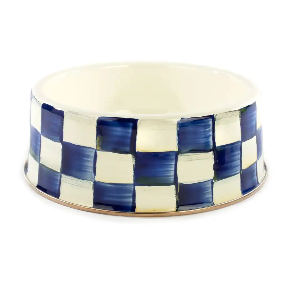 Sky Check Small Pet Dish