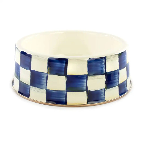 Sky Check Small Pet Dish