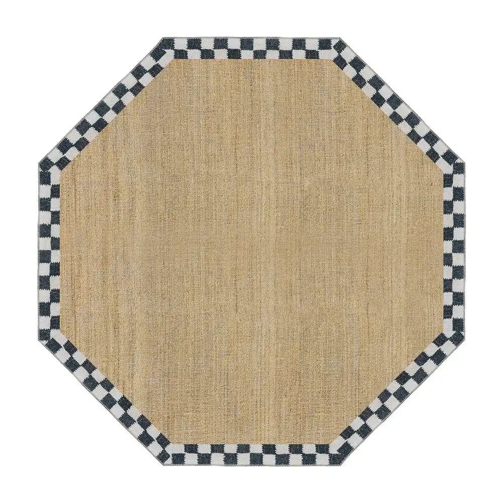 Naturals Check 2'6" x 8' Washable Runner
