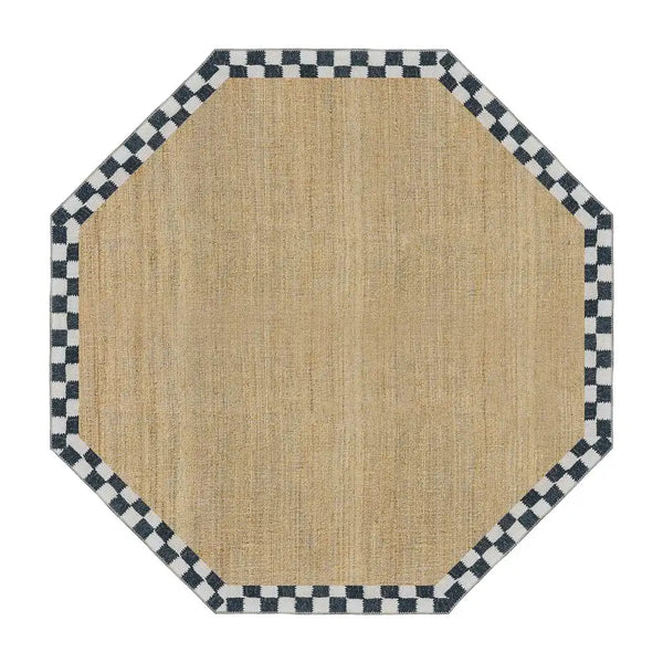 Naturals Check 2'6" x 8' Washable Runner