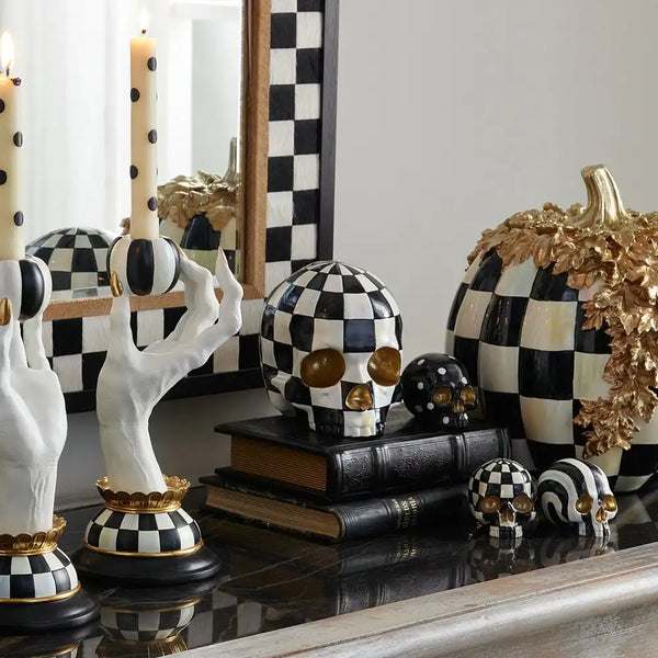 Courtly Check Skull