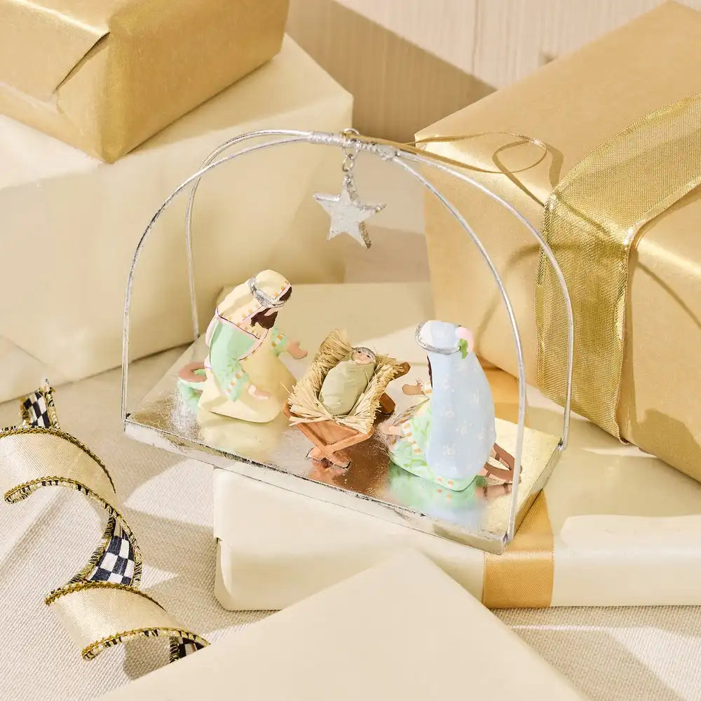 Patience Brewster Silver Nativity Holy Family Ornament Secondary image