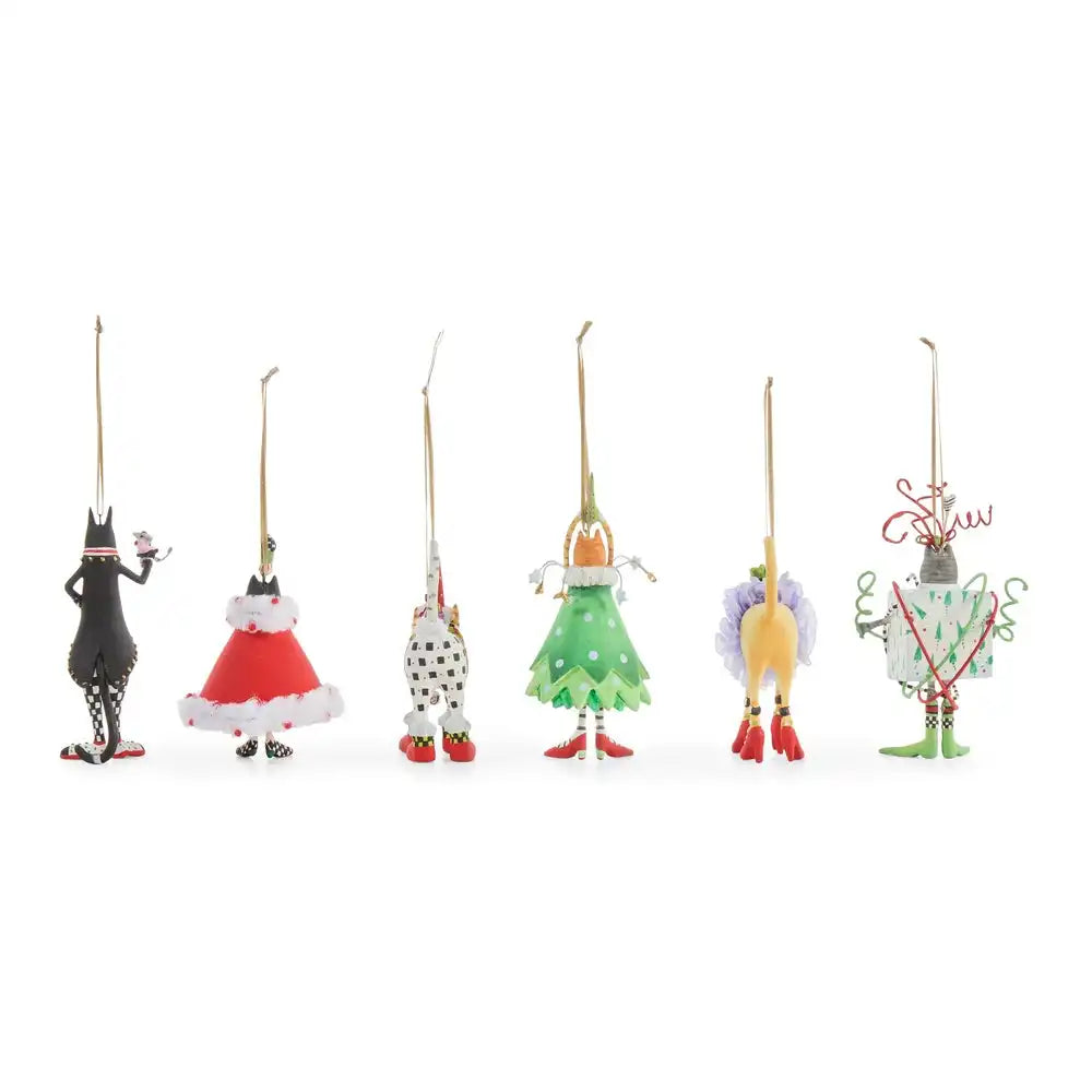 Patience Brewster Mini Dog Ornaments, Set of 6