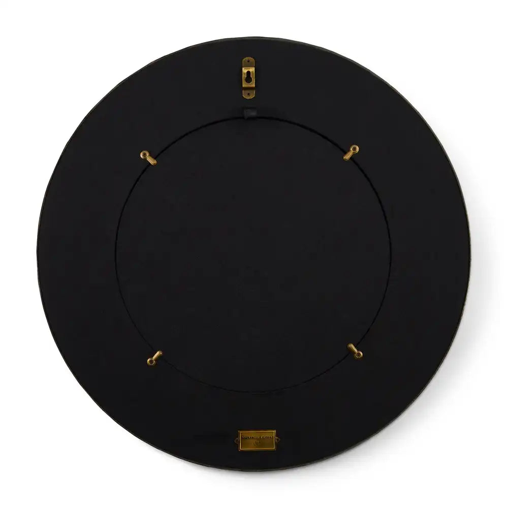 Courtly Check Round Enamel Wall Mirror