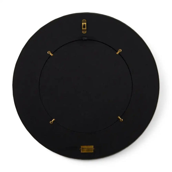 Courtly Check Round Enamel Wall Mirror