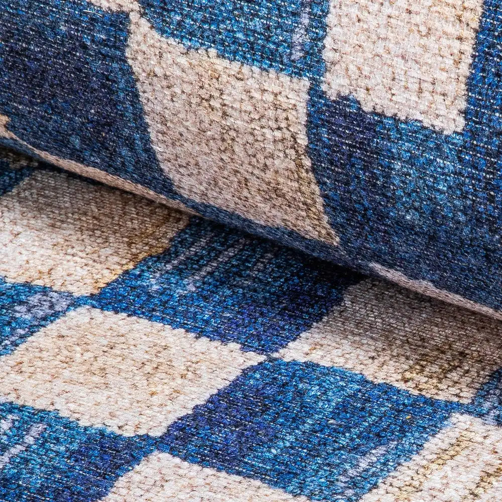 Truly Royal Check 2'6" x 10' Washable Runner Secondary image