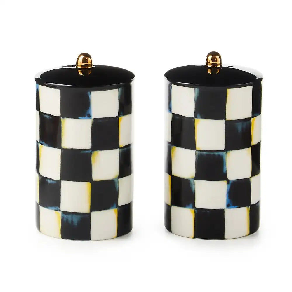 Courtly Check Farmhouse Salt & Pepper Set Main image