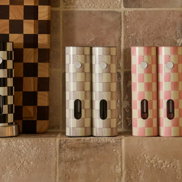 Courtly Check Electric Salt & Pepper Grinder Set