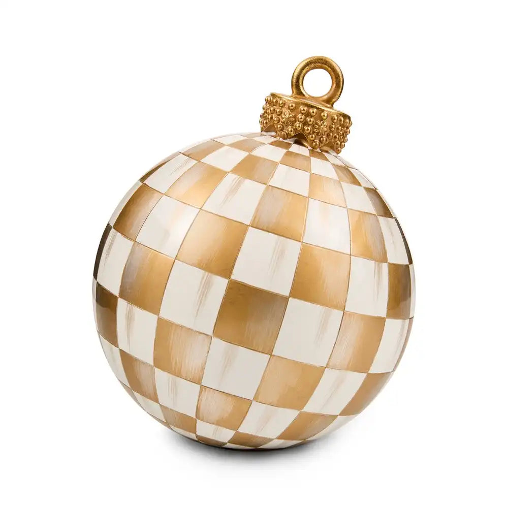 Red Stripe Medium Tabletop Ornament