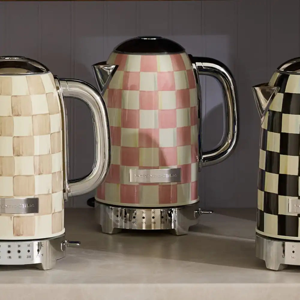 Emerald Check Electric Kettle