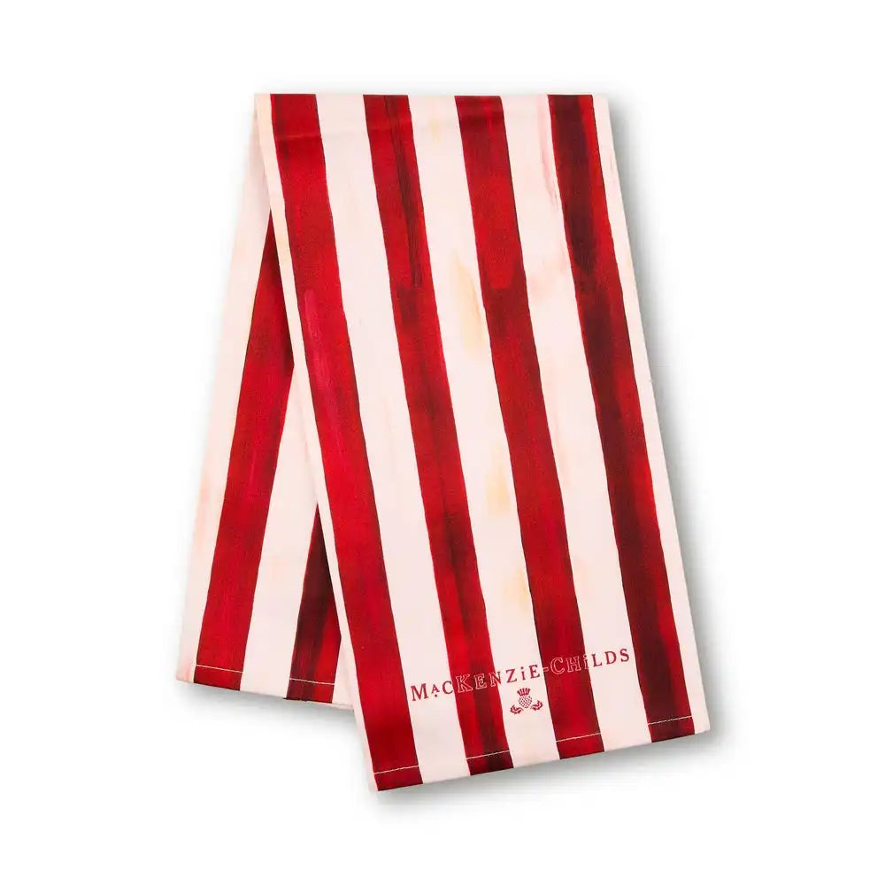 Cherry Check Printed Dish Towel