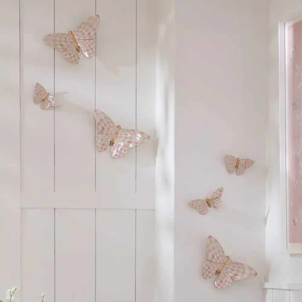Courtly Check & Stripe Butterfly Trio