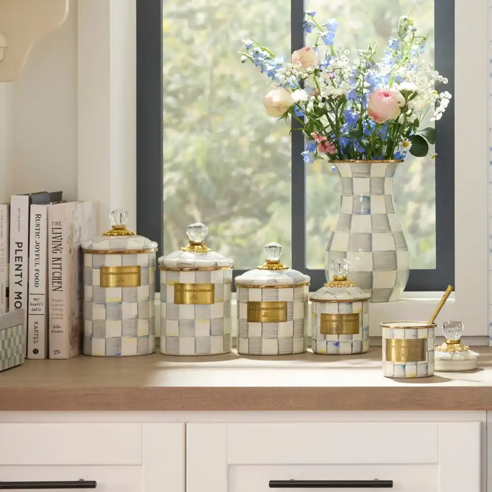 Sterling Check Medium Canister