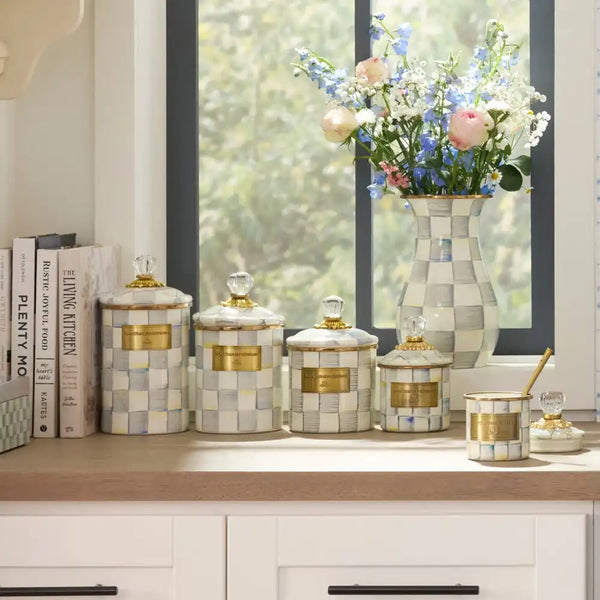 Sterling Check Medium Canister