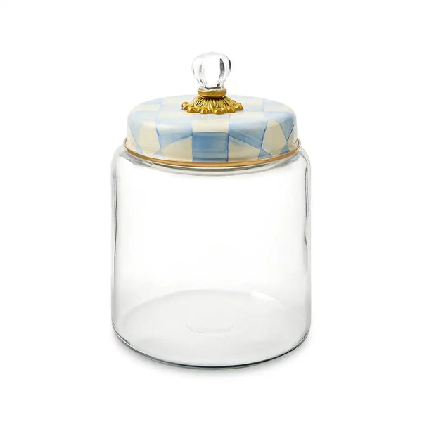Sky Check Small Kitchen Canister