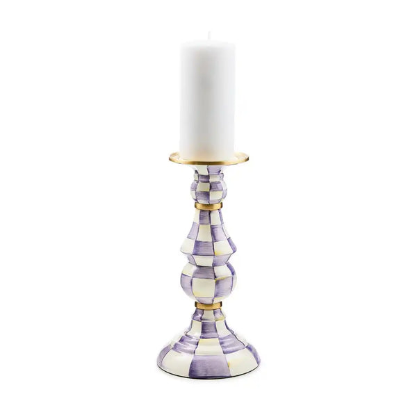 Rosy Check Medium Pillar Candlestick