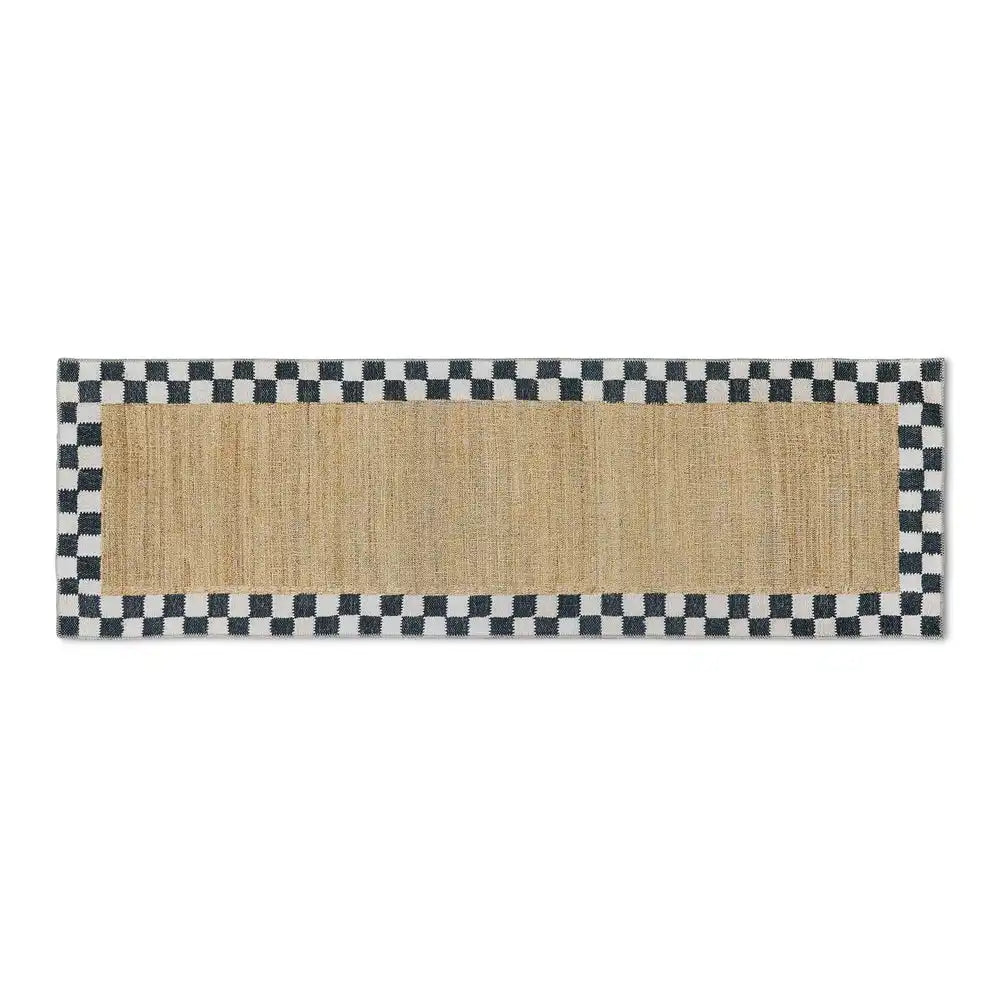 Naturals Check 2'6" x 8' Washable Runner Main image