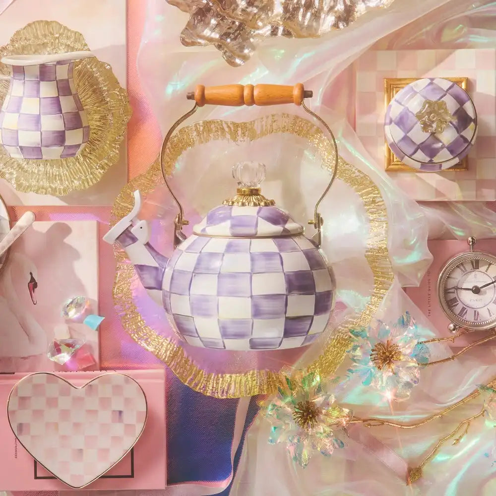 Courtly Check Whistling Tea Kettle