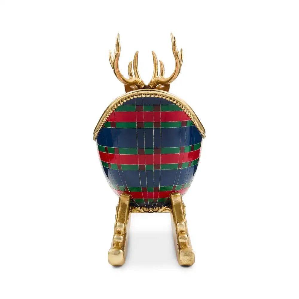 Timeless Tartan Deer Sleigh