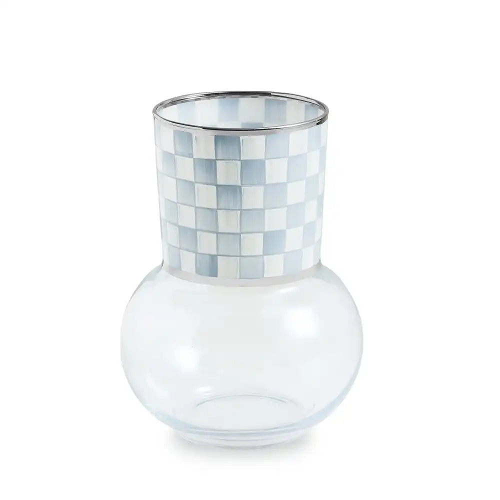 Sky Check Glass Vase Main image