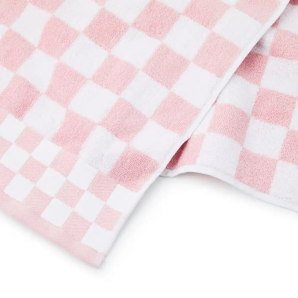 Black Check Hand Towel
