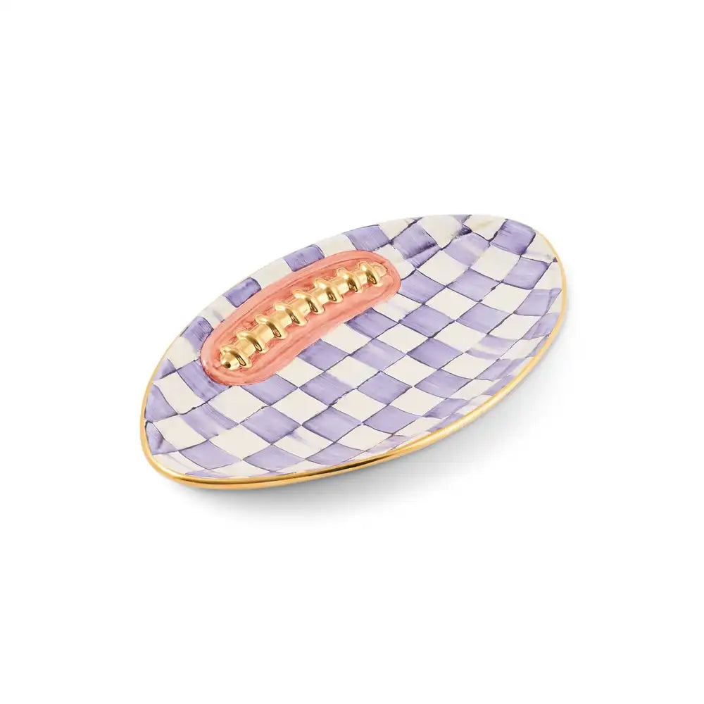 Courtly Check Football Platter