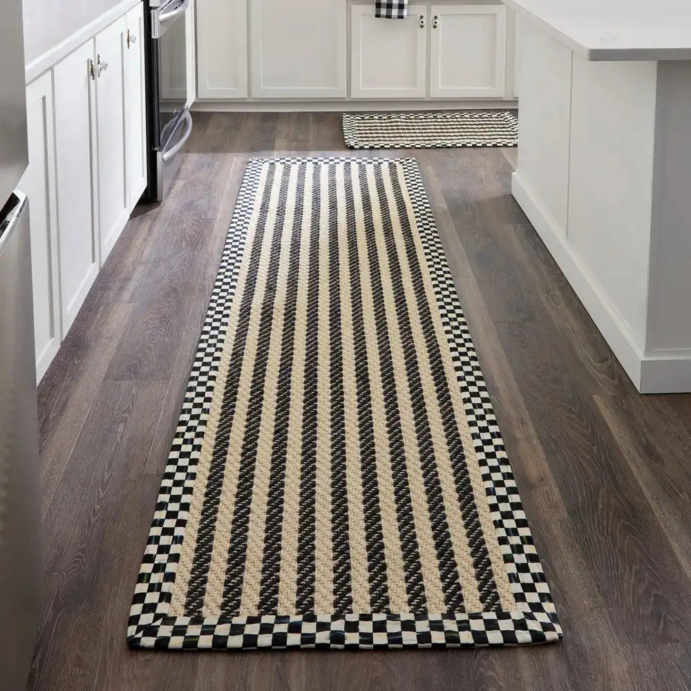 Courtly Check Herringbone Stripe 3' x 5' Sisal Rug
