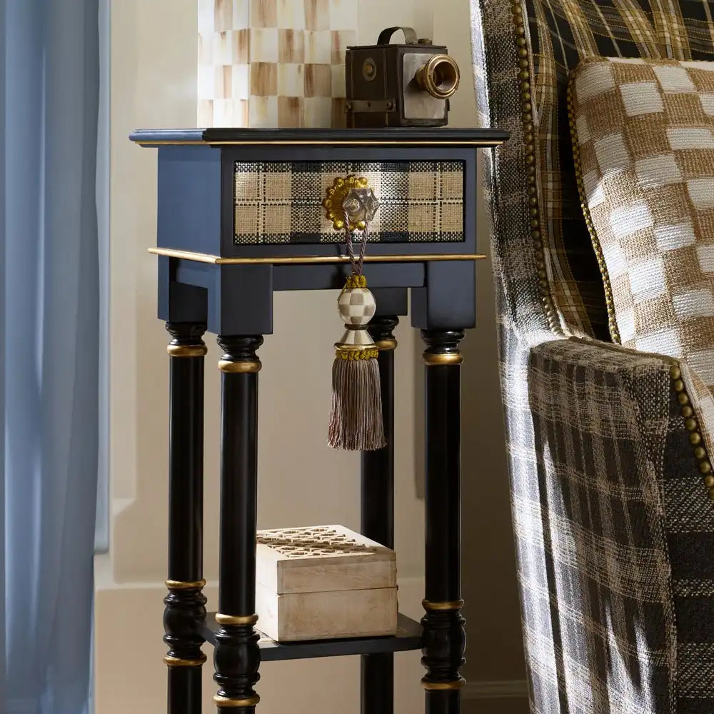 Mocha Check Tassel Secondary image