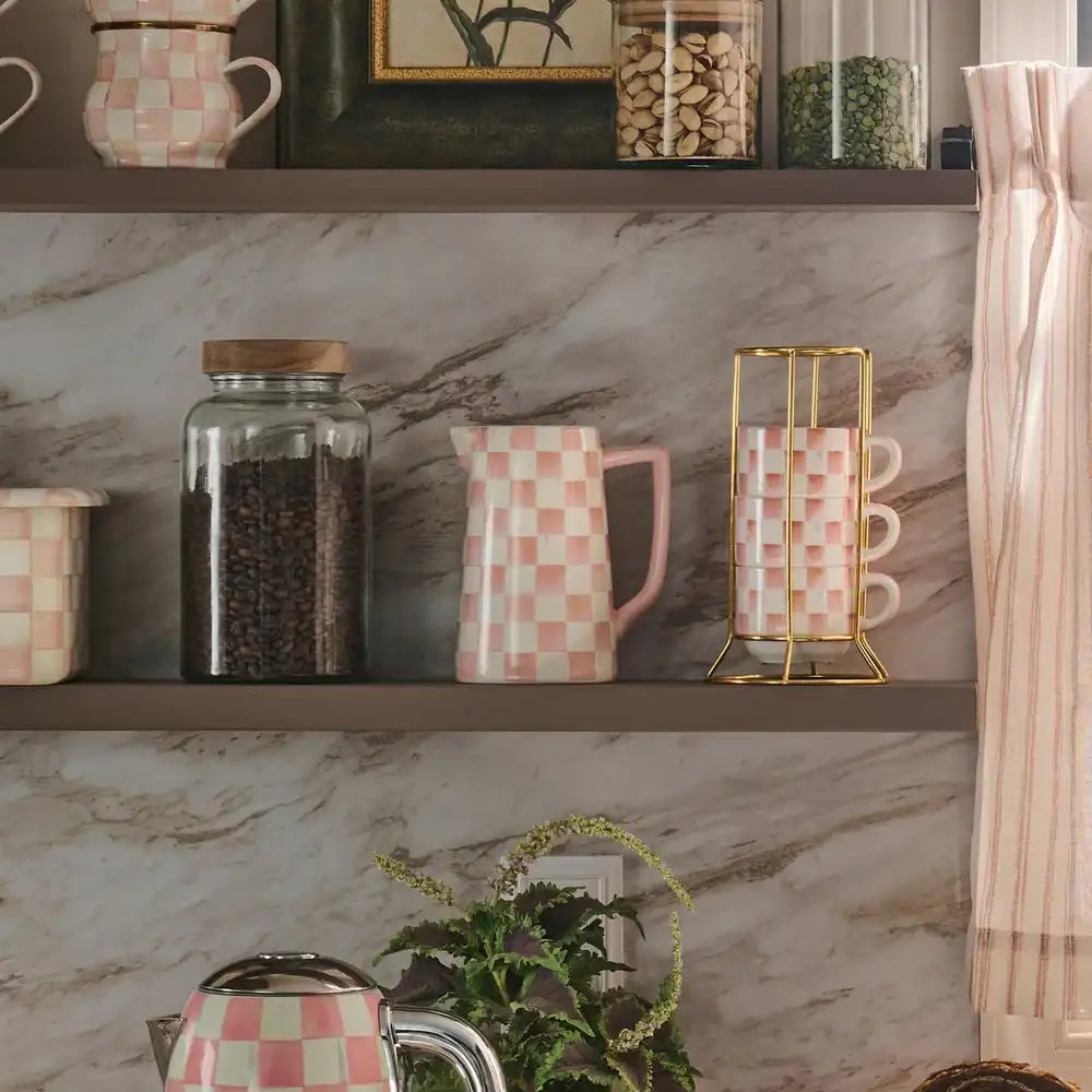 Courtly Check Farmhouse Pitcher