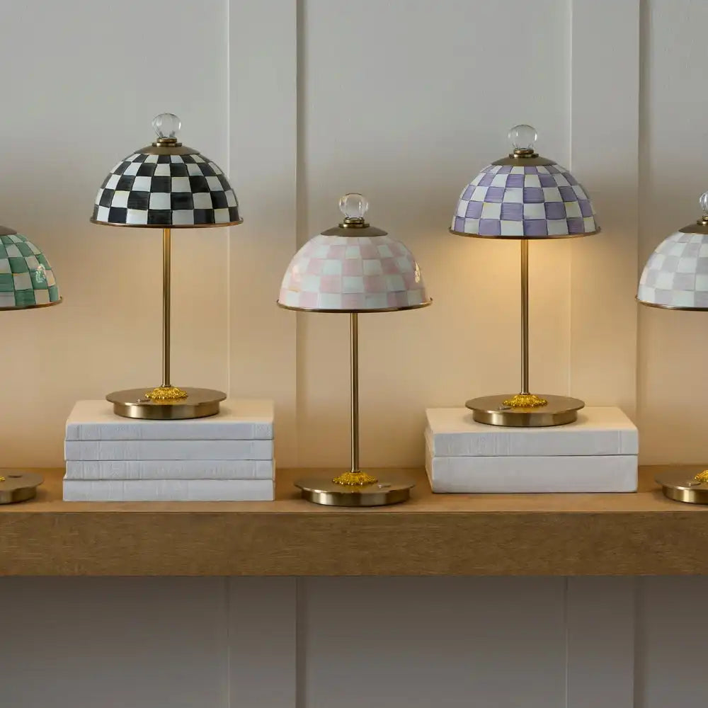 Sophisticheck LED Rechargeable Dome Table Lamp