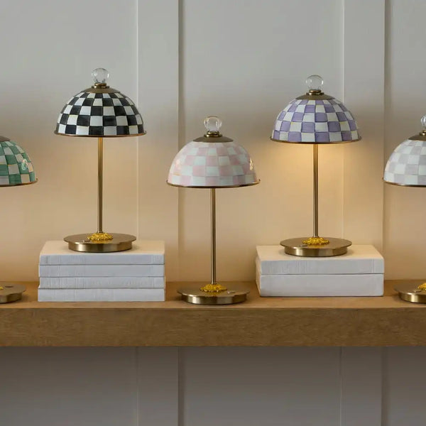 Sophisticheck LED Rechargeable Dome Table Lamp