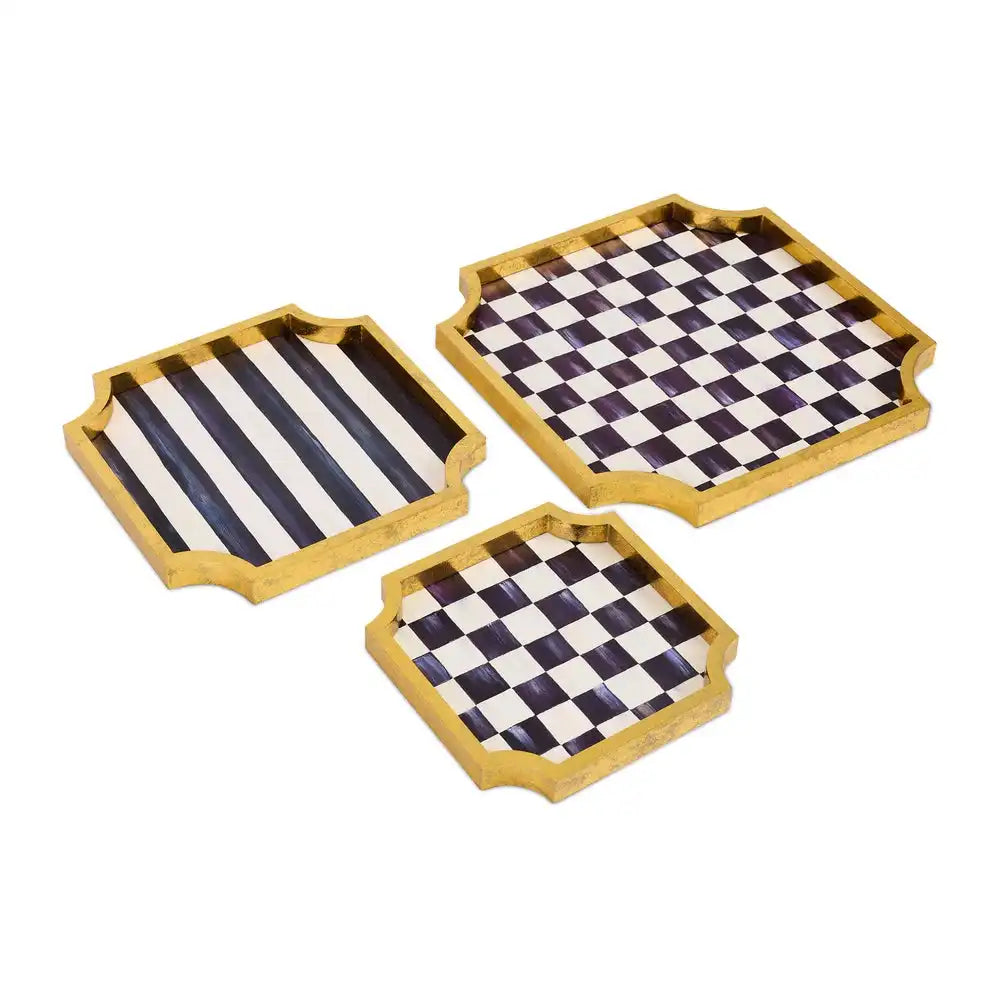 Courtly Stackable Trinket Trays, Set of 3 Main image