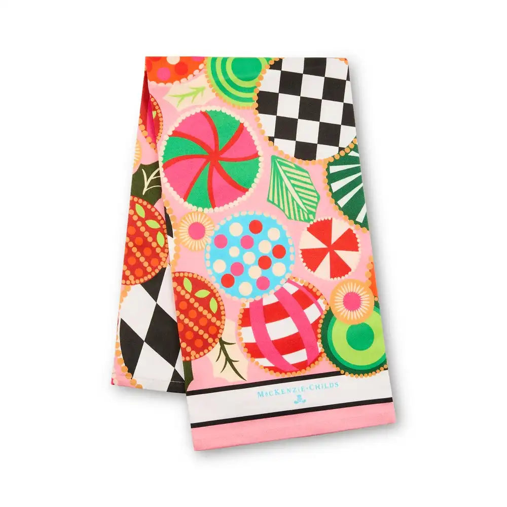 Jolly Ornaments Printed Dish Towel Main image