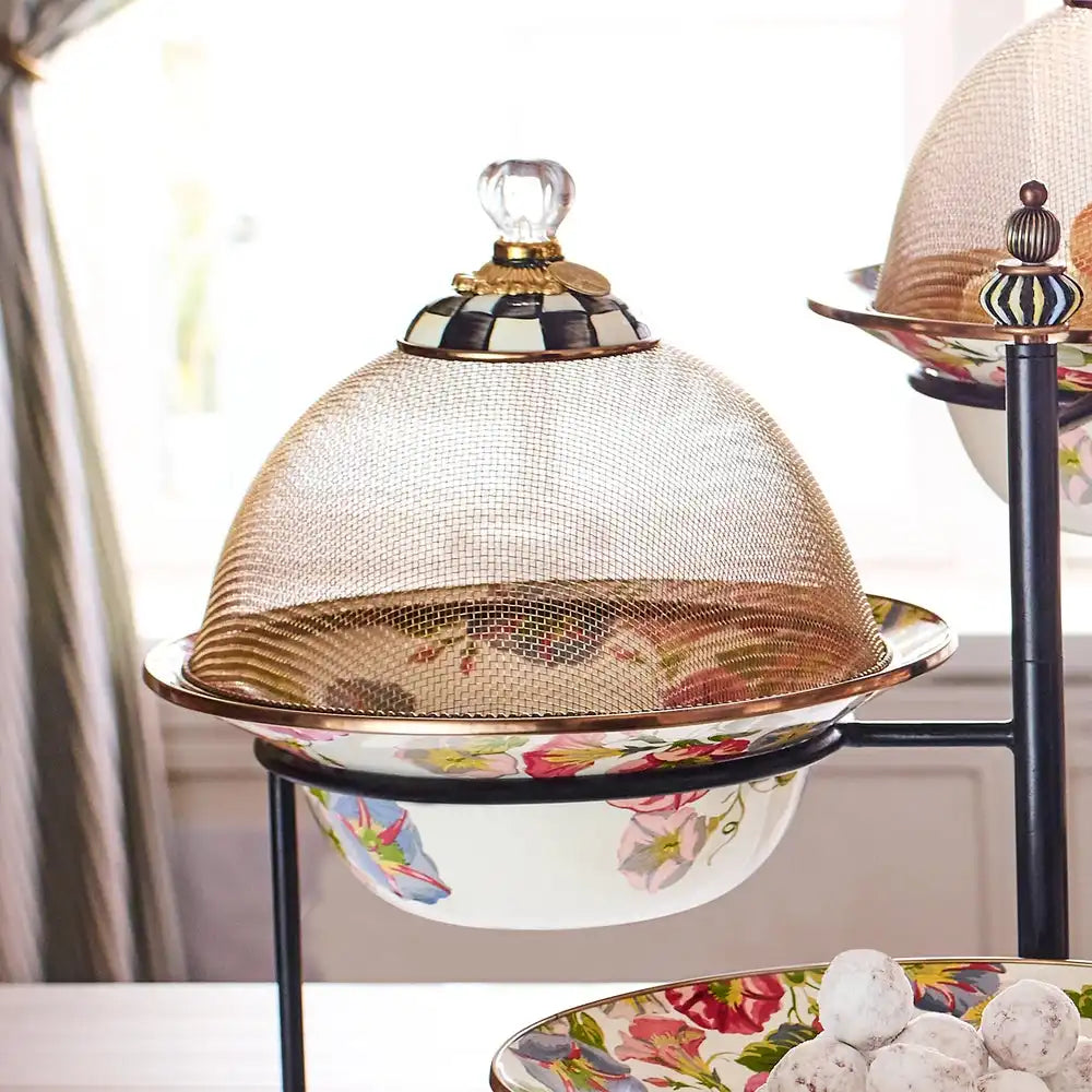 Rosy Check Large Mesh Dome