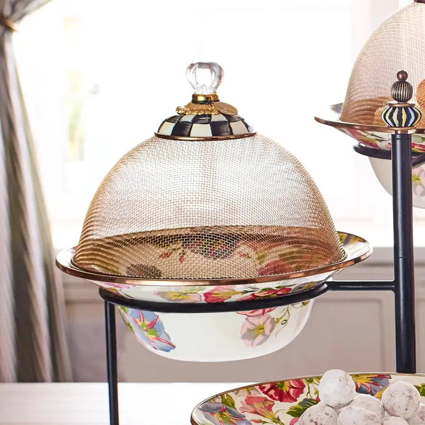 Rosy Check Large Mesh Dome